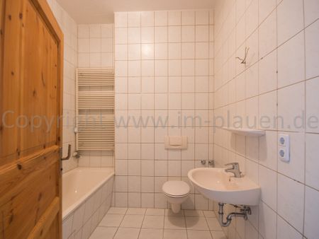 Familienwohnung mit Balkon - 3 Raumwohnung zur Miete in Plauen - Badewanne - Nähe Karl-Marx-Schule - Foto 3