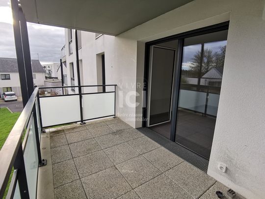 Appartement T2 de 43.13 m² avec balcon + stationnement - Centre ville TREILLIERES - Photo 1