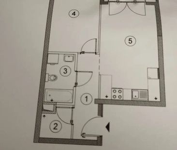 2 pokoje z aneksem i logią parking - Photo 5