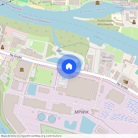 ul. Na Grobli, Przedmieście Oławskie, Krzyki, Wrocław, dolnośląskie