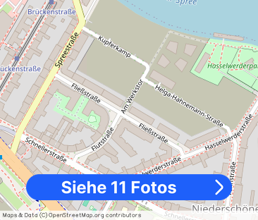 Wohnen an der Spree: individuelle 2-Zimmer-Wohnung - Foto 1