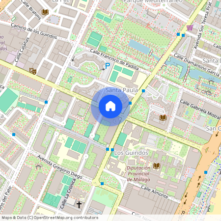 Los Guindos - Parque Mediterráneo - Santa Paula, Málaga