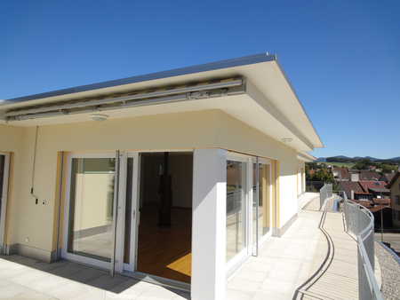 Exkl. 2.5-Zi.-Attika-WHG, Panorama-Terrasse & Dreh-Cheminée in Laufen - Foto 3