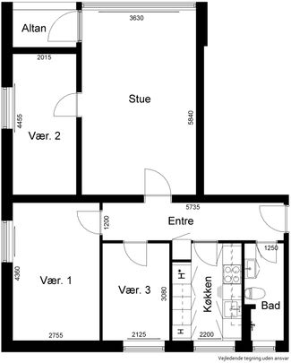 Østre Ringvej, 18 2. tv., Ringe, 5750 - Foto 1