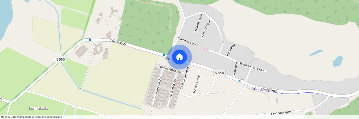 Färjåsvägen, Vallda