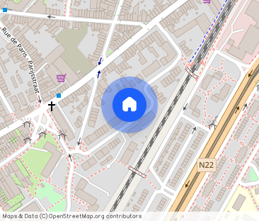 Appartement 1slaapkamer + bureau en terras te huur in Evere - Foto 1