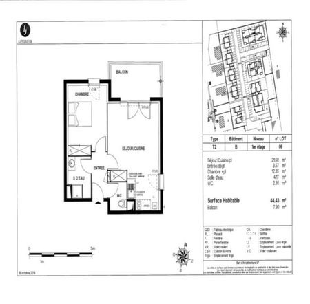 Location Appartement 2 pièces 44m² VILLENEUVE TOLOSANE 31270 - Photo 3