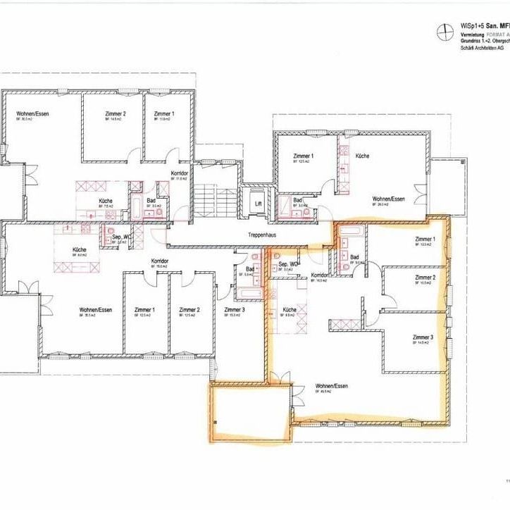 4.5 Zimmer, 131 m², 2. Stock - Foto 1