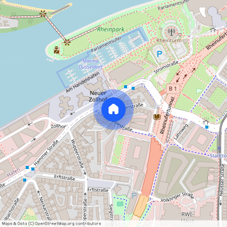 Brückenstraße, 40221 Düsseldorf-Stadtbezirk 3, Germany