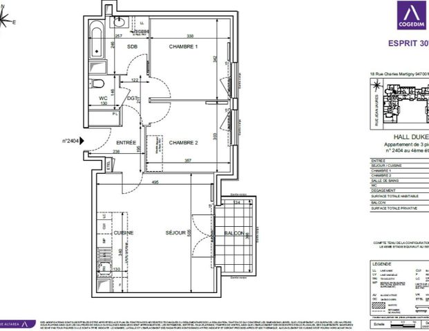 location Appartement T3 DE 61.72m² À MAISONS ALFORT - Photo 1