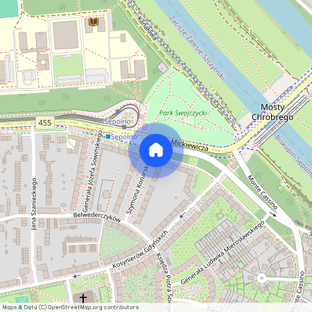 ul. Adama Mickiewicza, Sępolno, Śródmieście, Wrocław, dolnośląskie