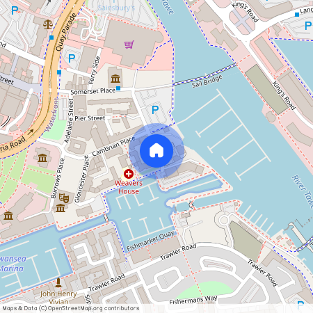 Cork House, Marina, Swansea. SA1 1RT