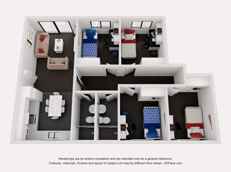 Four Bedrooms Poolside - Photo 2