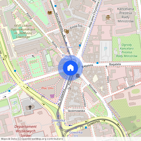pl. Plac Unii Lubelskiej, Stary Mokotów, Mokotów, Warszawa, mazowieckie