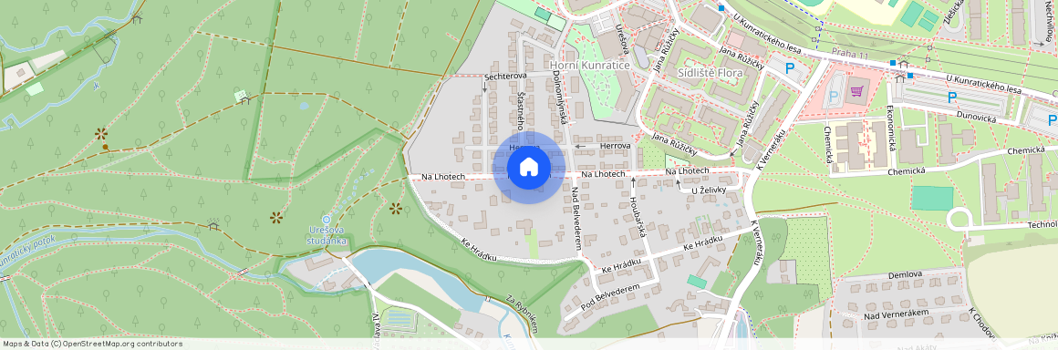 Ke hrádku, Praha 4 - Kunratice