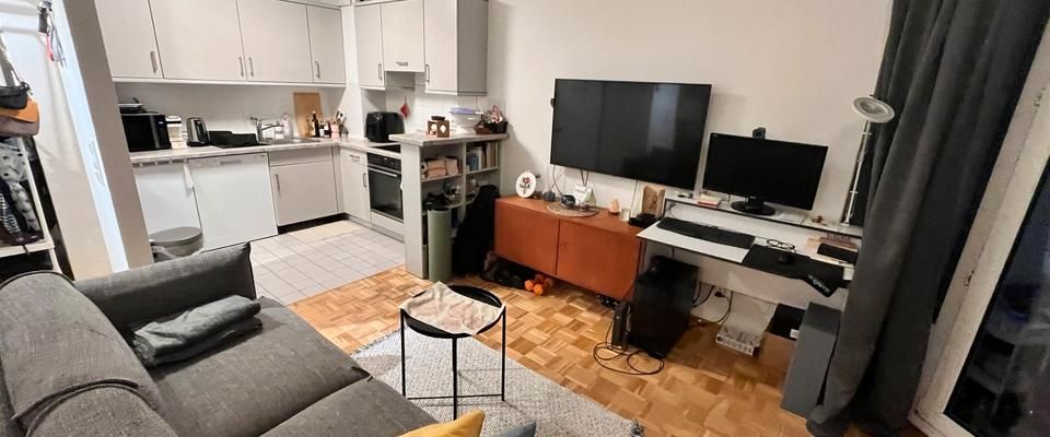 1 Zimmer Wohnung vollmöbliert - Foto 1