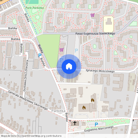 ul. Mościckiego, Parkitka, Częstochówka-Parkitka, Częstochowa, śląskie