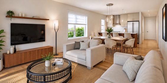 Spacieux 4 1/2 Neuf Style Condo - Photo 3