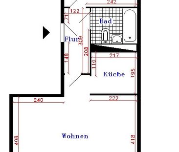 2-Raum-Wohnung mit Balkon und Aufzug - Photo 1