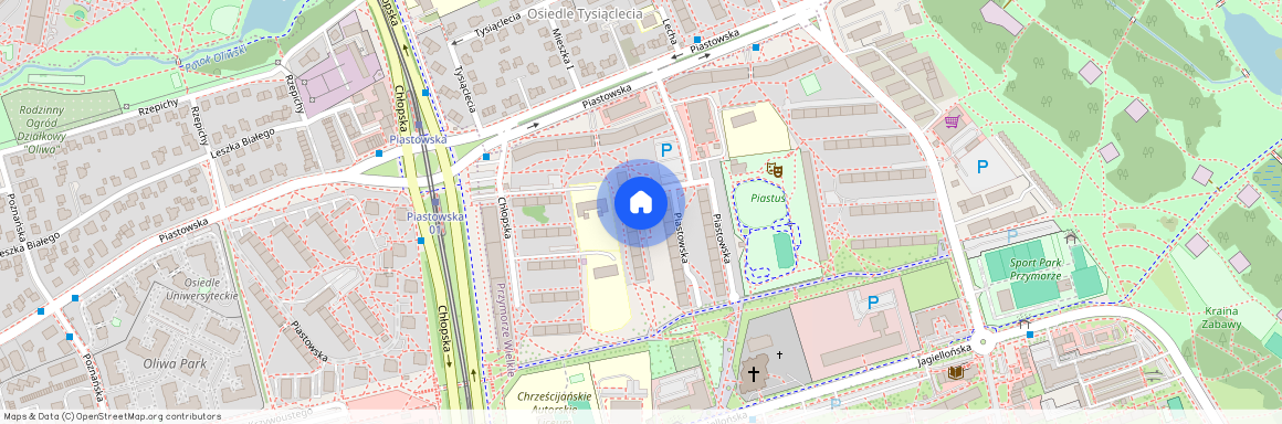 ul. Piastowska, Przymorze Wielkie, Gdańsk, pomorskie