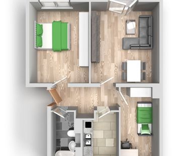 3-Raum-Wohnung Paul-Suhr-Straße 82b - Photo 1