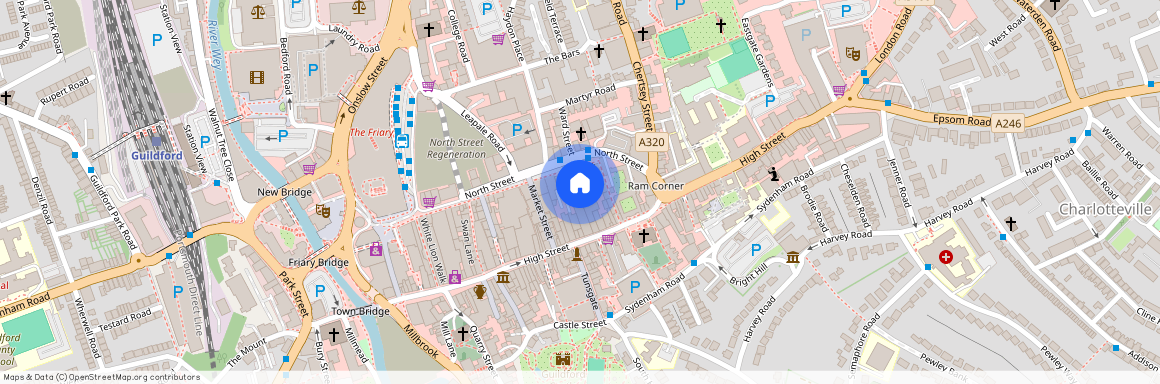 Quakers Court, North Street, Guildford, Surrey, GU1