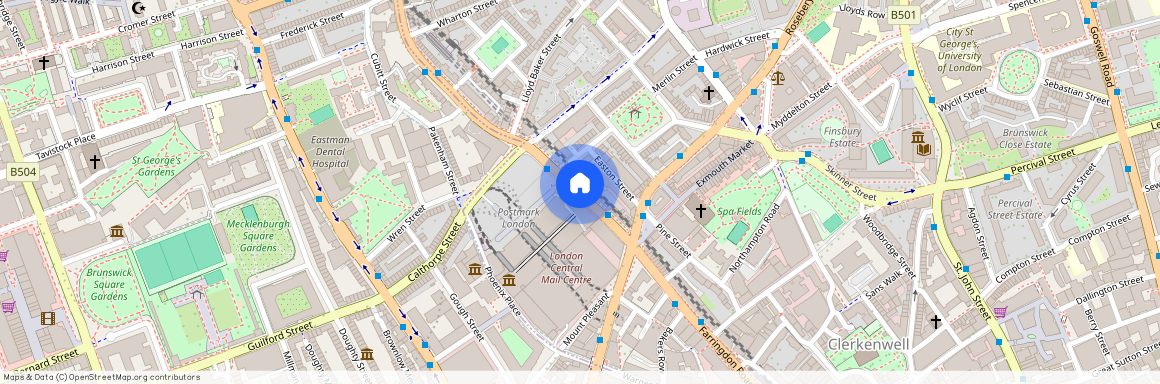 Postmark, Farringdon, WC1X