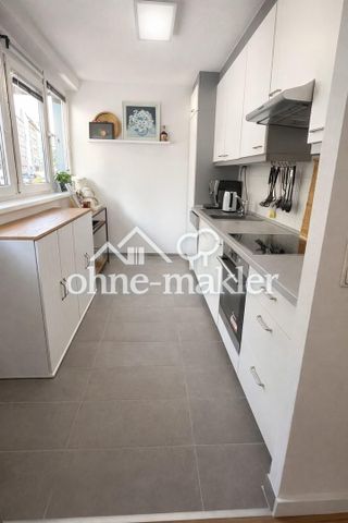 Modernisierte, helle 2 Zi.-Wohnung mit 20 qm Sonnenterrasse mitten im Agnesviertel - Foto 3
