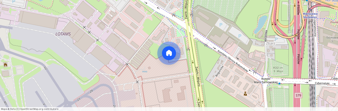 ul. Komitetu Obrony Robotników, Okęcie, Włochy, Warszawa, mazowieckie