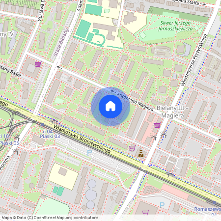 ul. Antoniego Magiera, Słodowiec, Bielany, Warszawa, mazowieckie