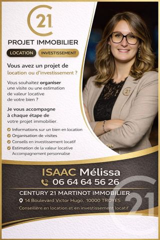 Location Appartement 1 pièce 28m² TROYES 10000 - Photo 3