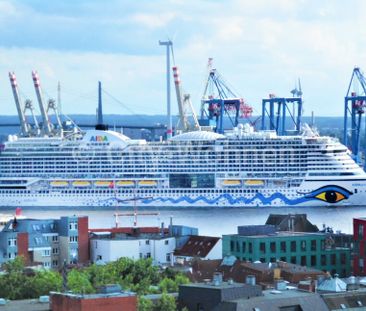 Komplett ausgestattetes Apartment mit Blick auf Elbe und Hamburger Hafen, in Hamburg-St.Pauli - Photo 6