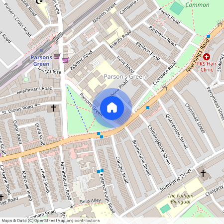 Parsons Green, Fulham, London, SW6