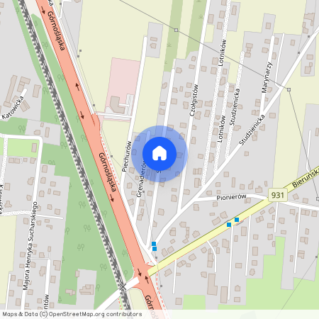 ul. Saperska, Pszczyna, Pszczyna, pszczyński, śląskie