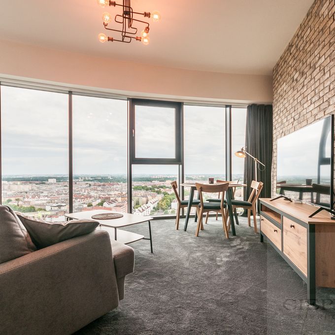 KOMFORTOWY APARTAMENT NA 22 PIĘTRZE W HANZA TOWER - Zdjęcie 1