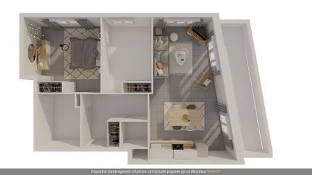 location Appartement T3 DE 64.3m² À TOULOUSE - Photo 5