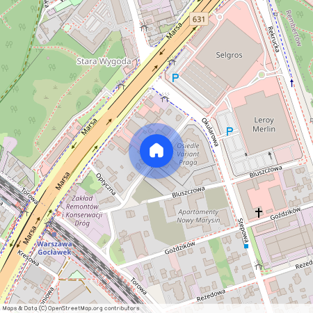 ul. Szpacza, Marysin Wawerski, Wawer, Warszawa, mazowieckie