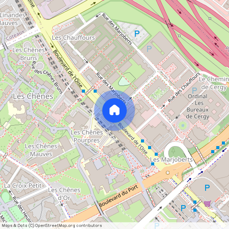 Rue des Marjoberts et Boulevard de l'Oise 95000 Paris