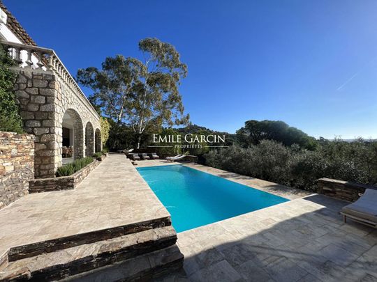 Bastide à la location - Grimaud - Vue campagne - Photo 1