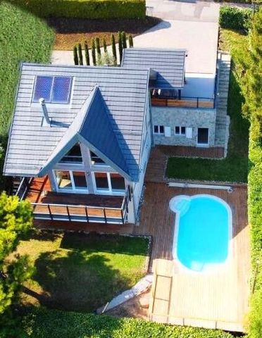 Villa avec piscine chauffée, vue panoramique sur le lac Léman et les Alpes - Foto 2