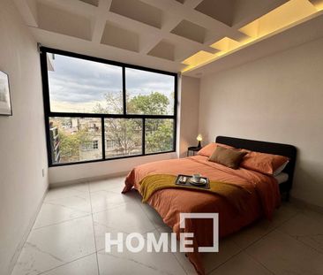 Departamento en Renta en Roma Sur | Terraza, Servicios Incluidos y ... - Photo 3