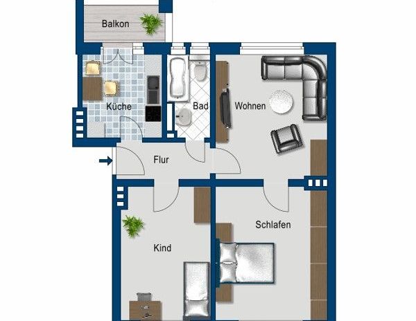 Deine neue Wohnung wartet auf Dich! - Photo 1