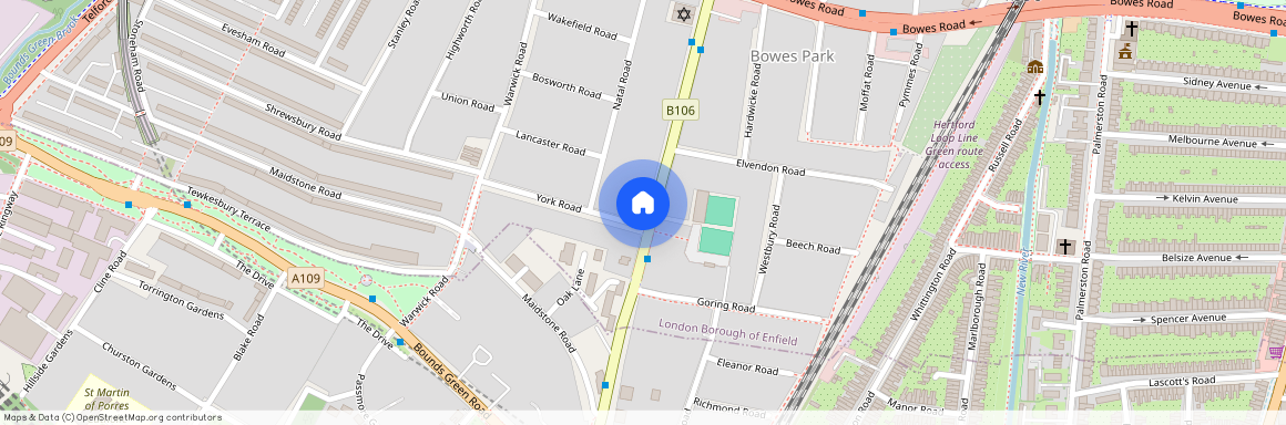 Brownlow Road, Bounds Green, London, N11