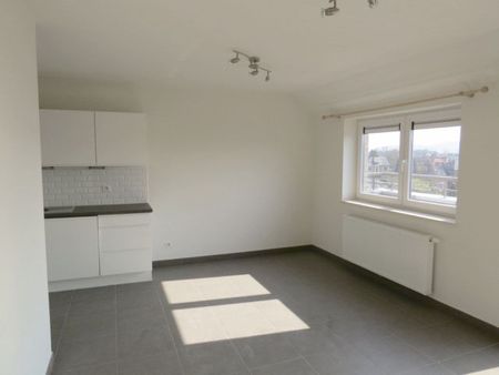 Sur les hauteurs d’Andenne (Seilles), au coeur d’un clos paisible, cosy appartement 1 chambre au 3e étage avec terrasse libre dès le 15/10/2026 ! Loué avec sa cave en sous-sol et son emplacement de parking extérieur. - Foto 2