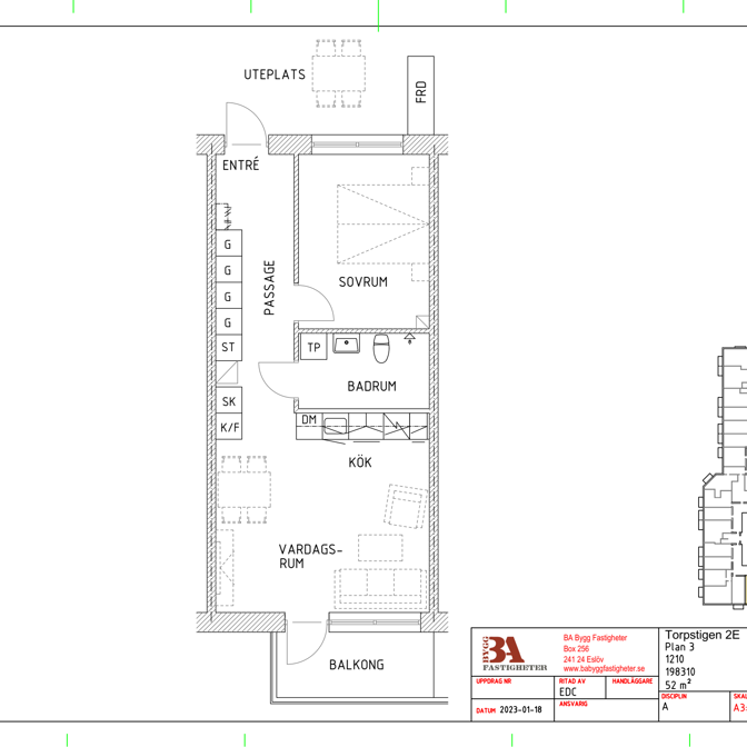 Torpstigen 2E, Eslöv Centrum - Foto 1