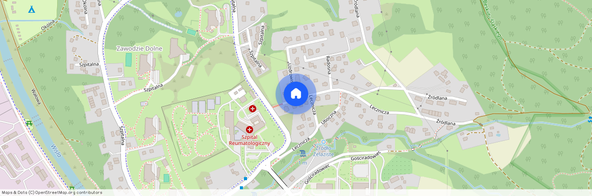 ul. Lecznicza, Ustroń, cieszyński, śląskie