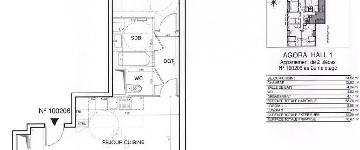 location Appartement T2 DE 59.1m² À BOBIGNY - Photo 1