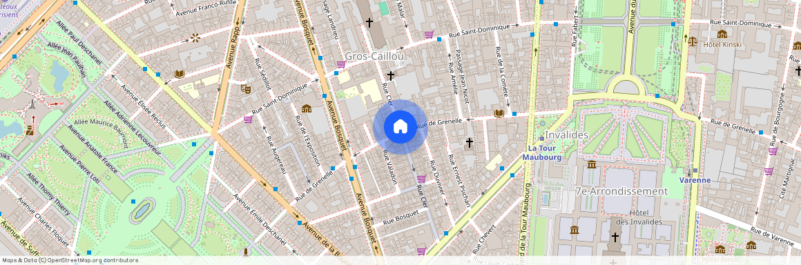 Rue Cler et Rue de Grenelle 75007 Paris (7e arrondissement)