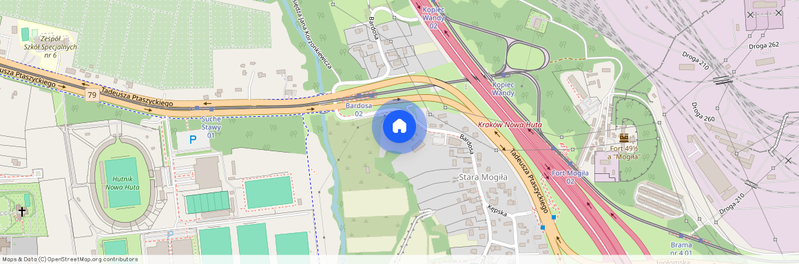 ul. Bardosa, Mogiła, Nowa Huta, Kraków, małopolskie