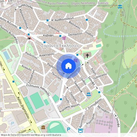 Λεβαντή 12-18, 546 36, Θεσσαλονίκη (546 36), 40 Εκκλησιές (40 Εκκλησιές - Ευαγγελίστρια)